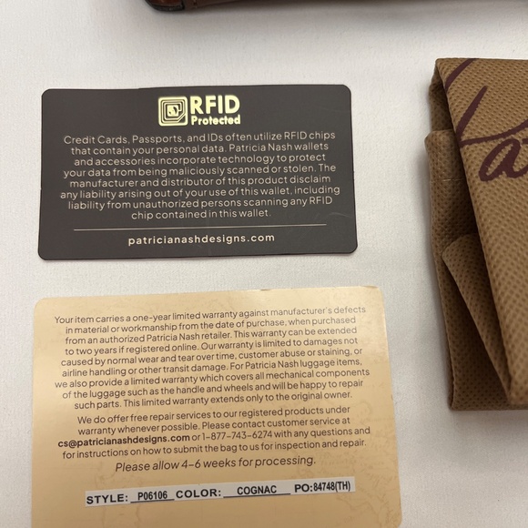 NWT Patricia Nash Brown Leather Crossbody Bag With Shoulder Strap. - Picture 6 of 16